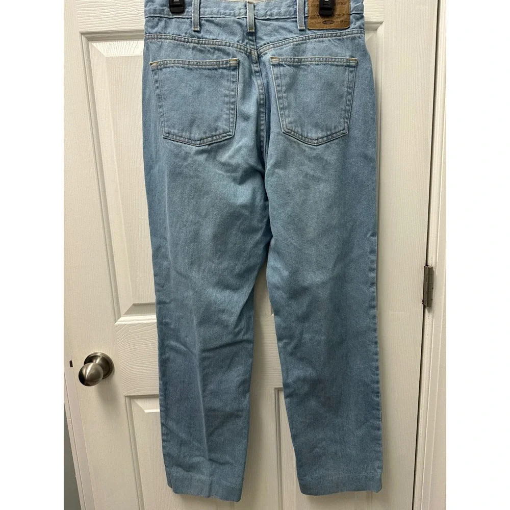 Vintage Abercrombie & Fitch Mens Light Wash Straight Leg Jeans Made in USA 34x32